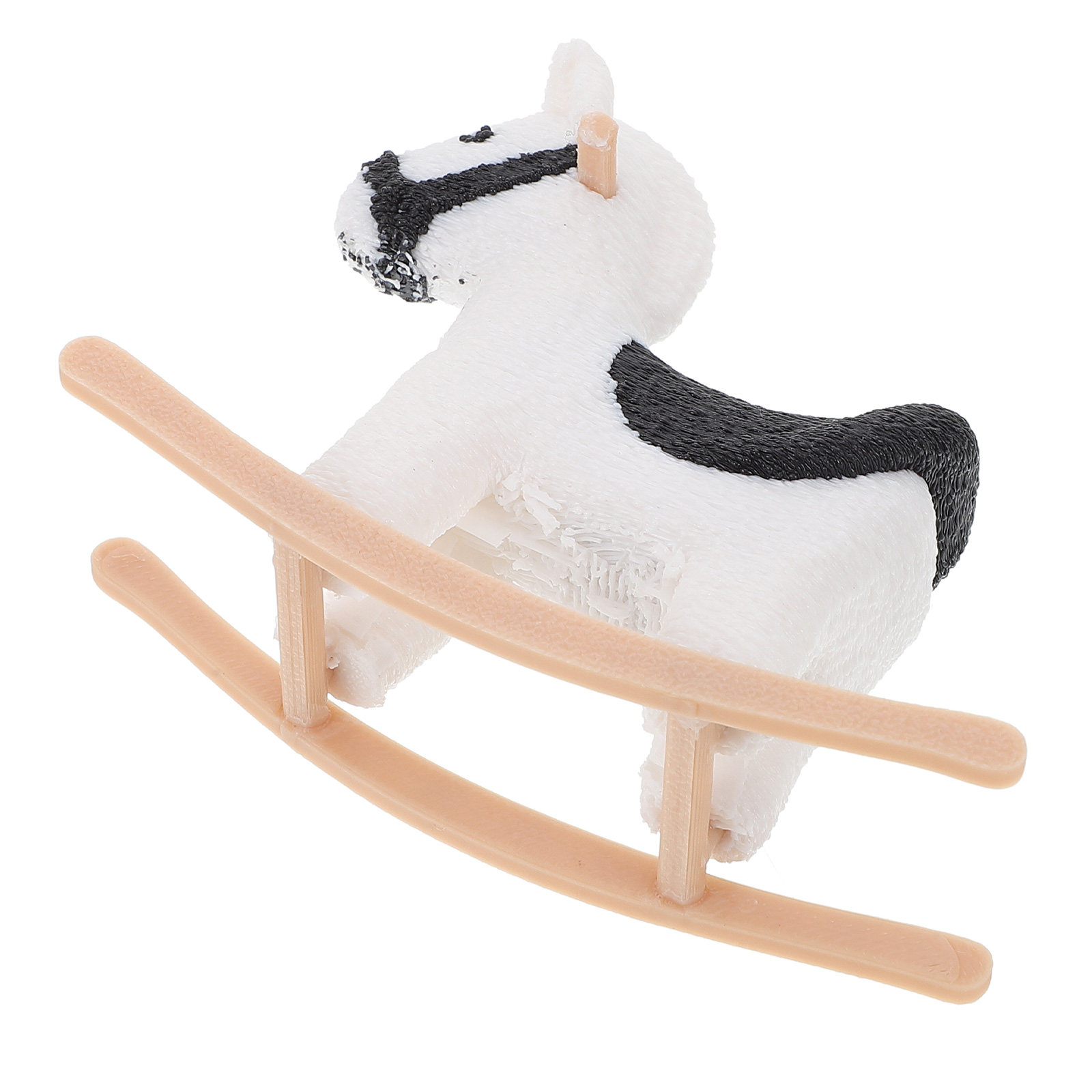 Baby Nursery Layout - Miniature Rocking Horse Chair Adorable Cartoon