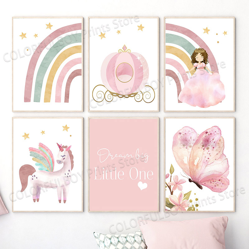 Pink Pumpkin Car Princess Girl - Baby Unicorn Nursery 리뷰 및 가격