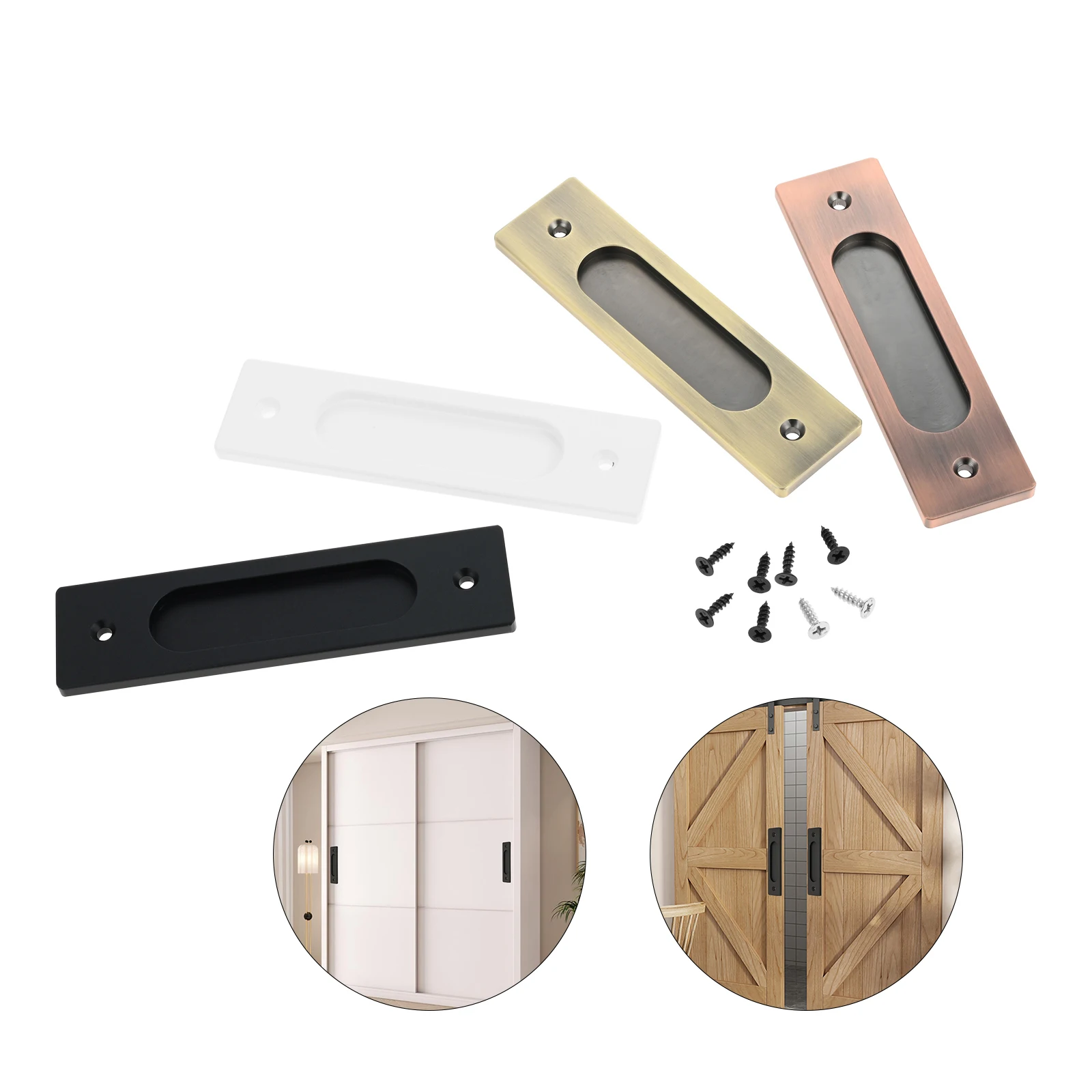 1pc Sliding Door Handle w/scre - Drawer Dresser White 리뷰 및 가격