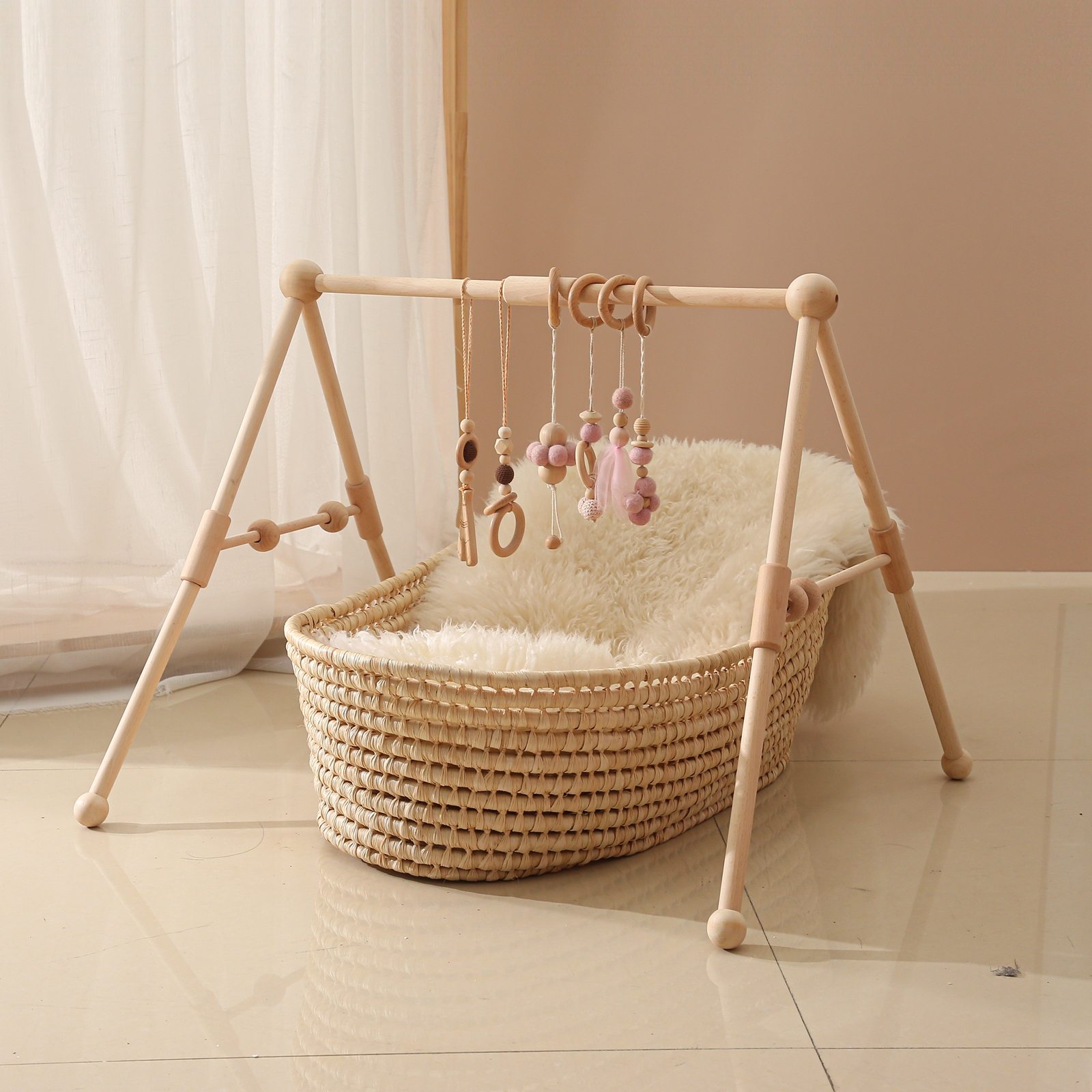 Baby Wooden Toys Play Gym Ordi - Baby Nursery Nurse 리뷰 및 가격