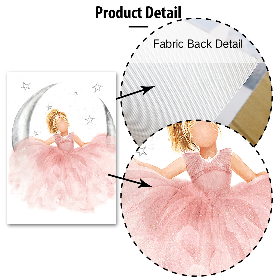 Pink Angel Girl Sun Moon Cloud - Baby Nursery Products 리뷰 및 가격