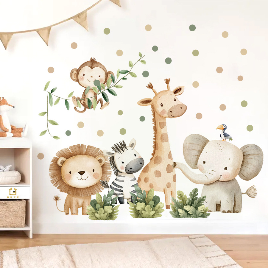 Boho Forest Animals Wall Stick - Baby Nursery Boy 리뷰 및 가격