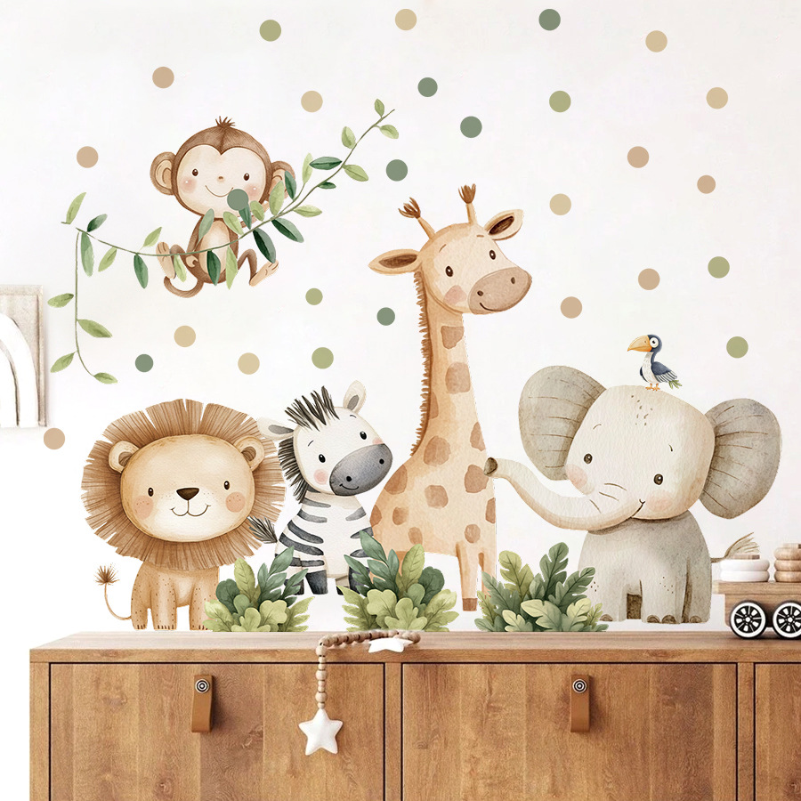 Boho Forest Animals Wall Stick - Baby Nursery Boy 리뷰 및 가격
