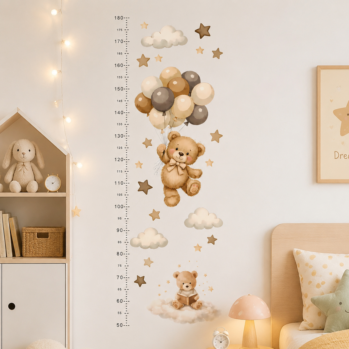 Bohemia Cute Bear Height Chart - Growth Chart Ruler 리뷰 및 가격