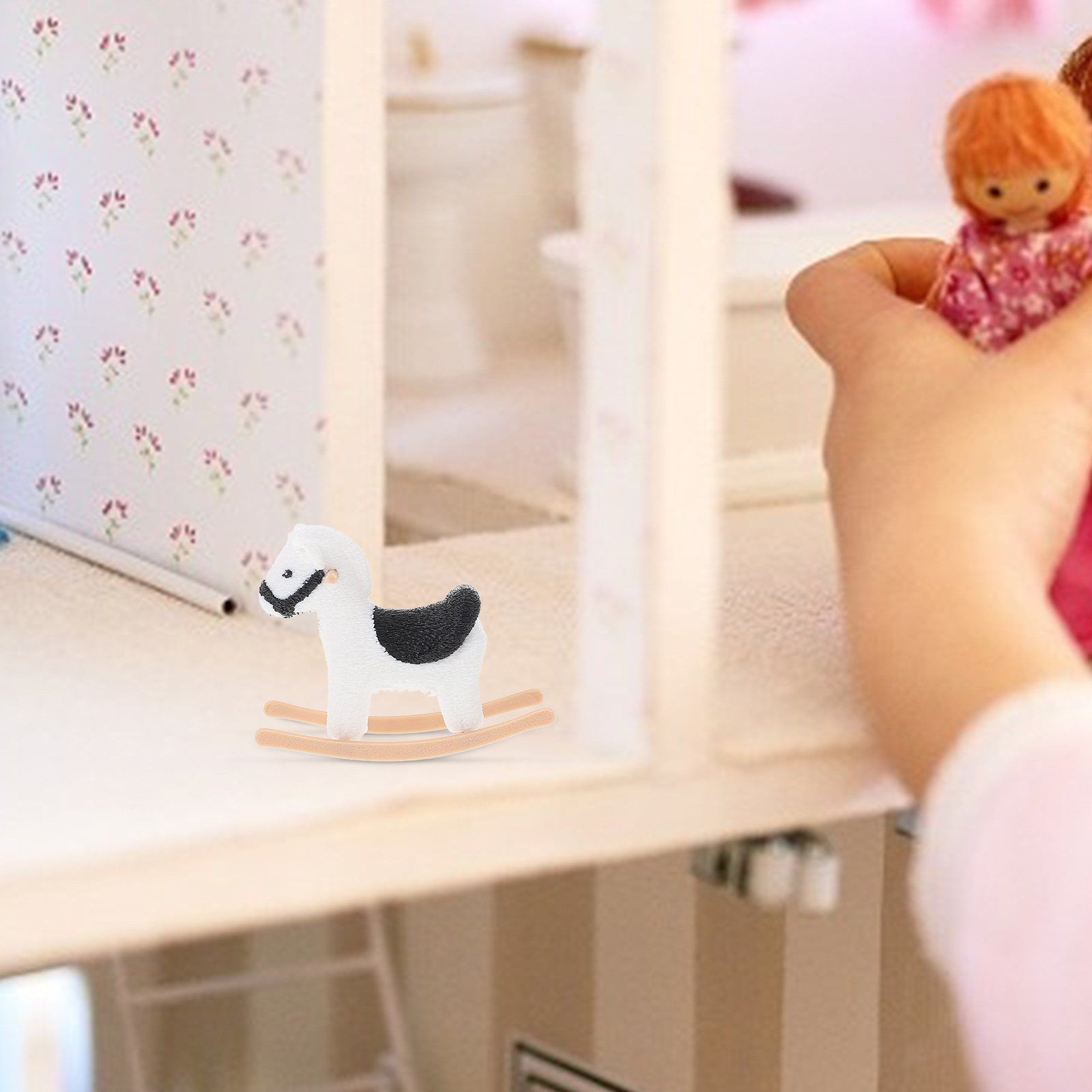 Miniature Rocking Horse Chair  - Baby Nursery Layout 리뷰 및 가격