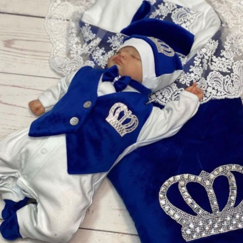Dollbling Royal Blue Velvet Ba - Baby Nursery Outfits 리뷰 및 가격