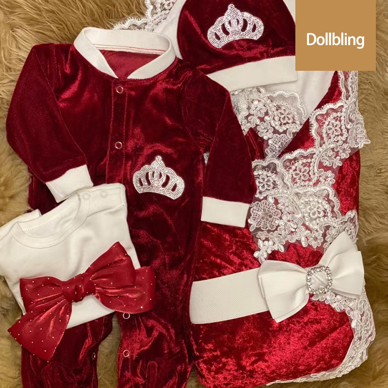 Dollbling Royal Blue Velvet Ba - Baby Nursery Outfits 리뷰 및 가격