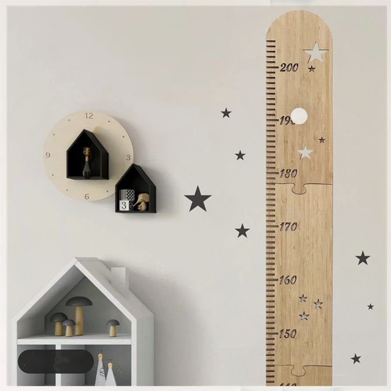 5 Sheets Nordic Wooden Kids He - Growth Chart Ruler 리뷰 및 가격