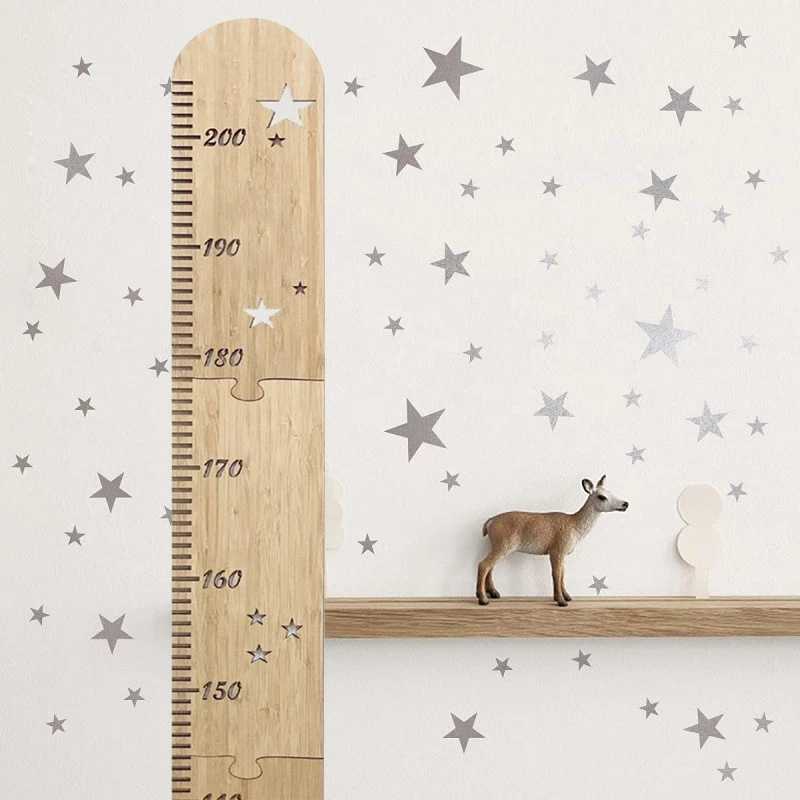 5 Sheets Nordic Wooden Kids He - Growth Chart Ruler 리뷰 및 가격