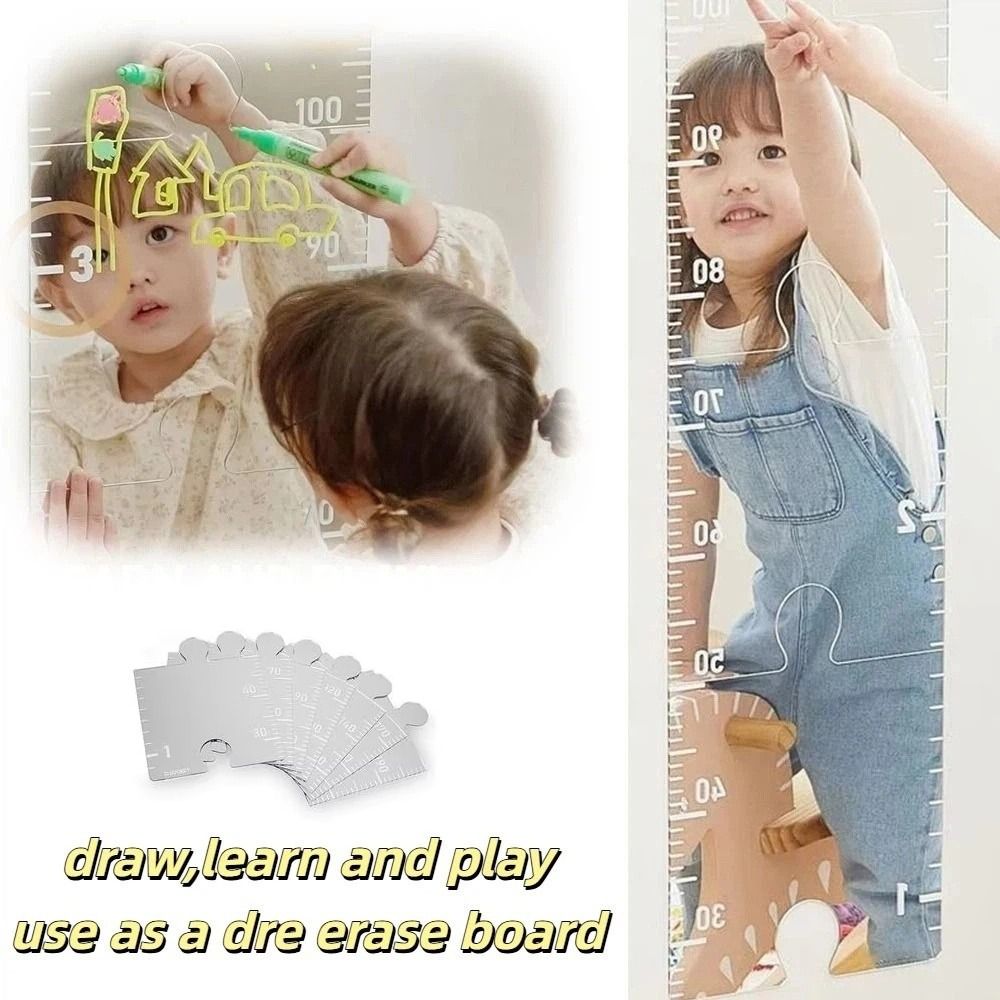 Acrylic Puzzle Mirror Growth C - Growth Chart Ruler 리뷰 및 가격