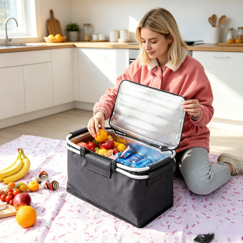 Foldable Large Capacity Insula - Storage Basket Fabric 리뷰 및 가격