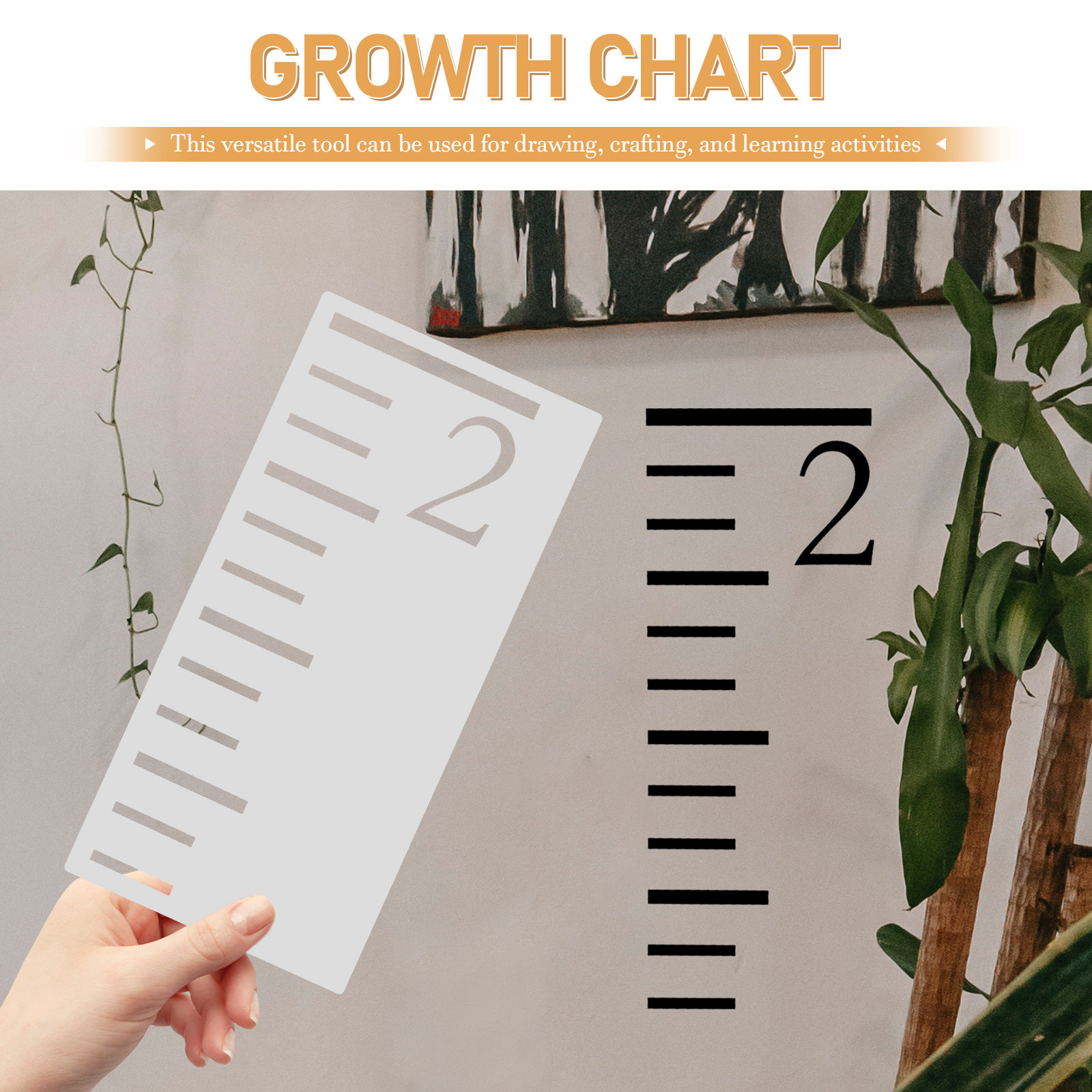 7 Pieces Ruler Inch Scale Sten - Growth Chart Ruler 리뷰 및 가격