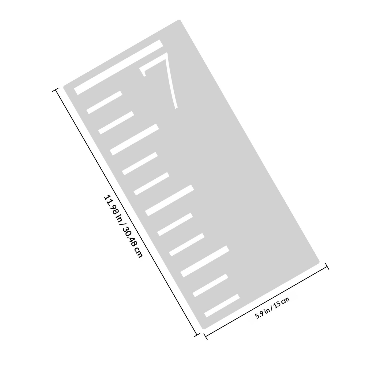 7 Pieces Ruler Inch Scale Sten - Growth Chart Ruler 리뷰 및 가격