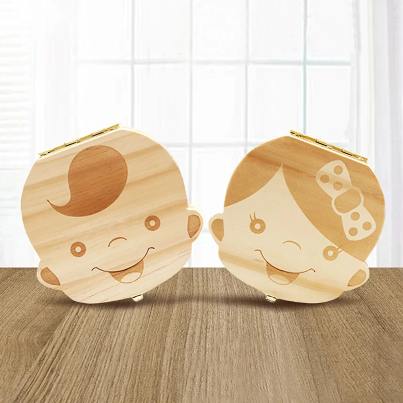Baby Tooth Box Wooden Kids Mil - Baby Keepsake Box 리뷰 및 가격