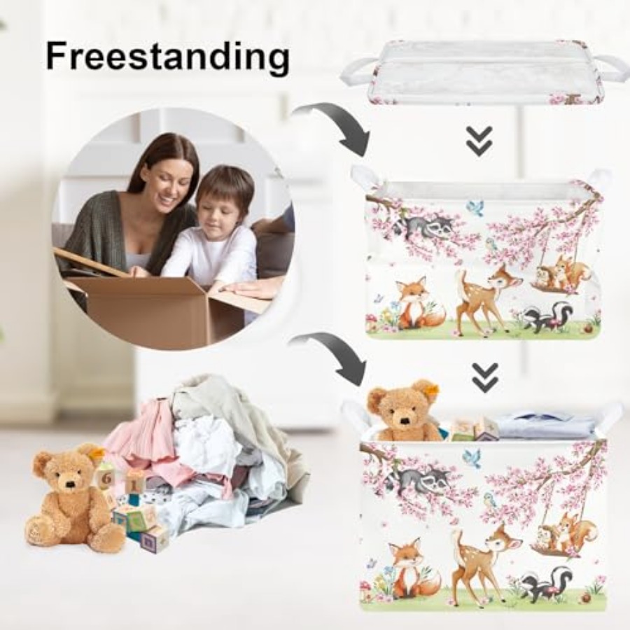 Forest Animal Baby Storage Bas - Baby Nursery Boy 리뷰 및 가격