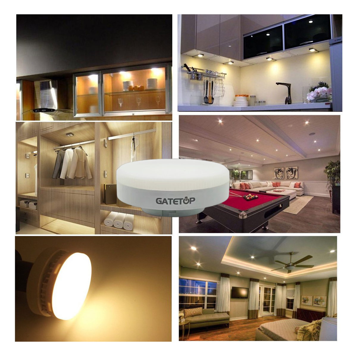 4-20PCS LED cabinet light ward - Drawer Dresser White 리뷰 및 가격