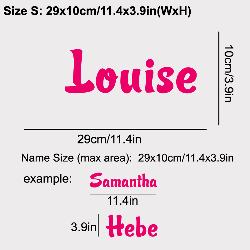 Personalized Name Vinyl Decal  - Baby Nursery Wallpaper 리뷰 및 가격