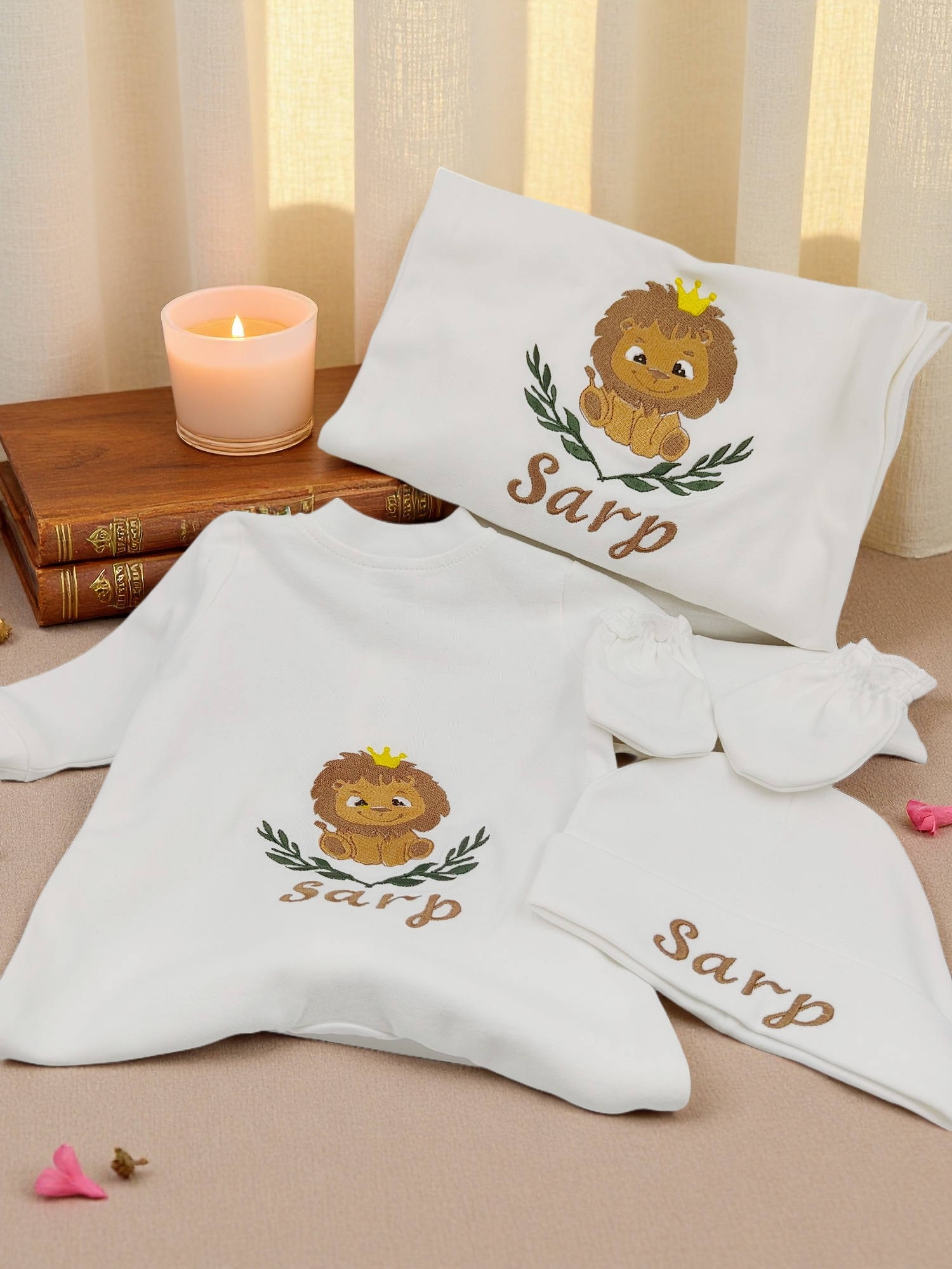 4pcs Newborn Baby Outfit Set E - Baby Nursery Outfits 리뷰 및 가격