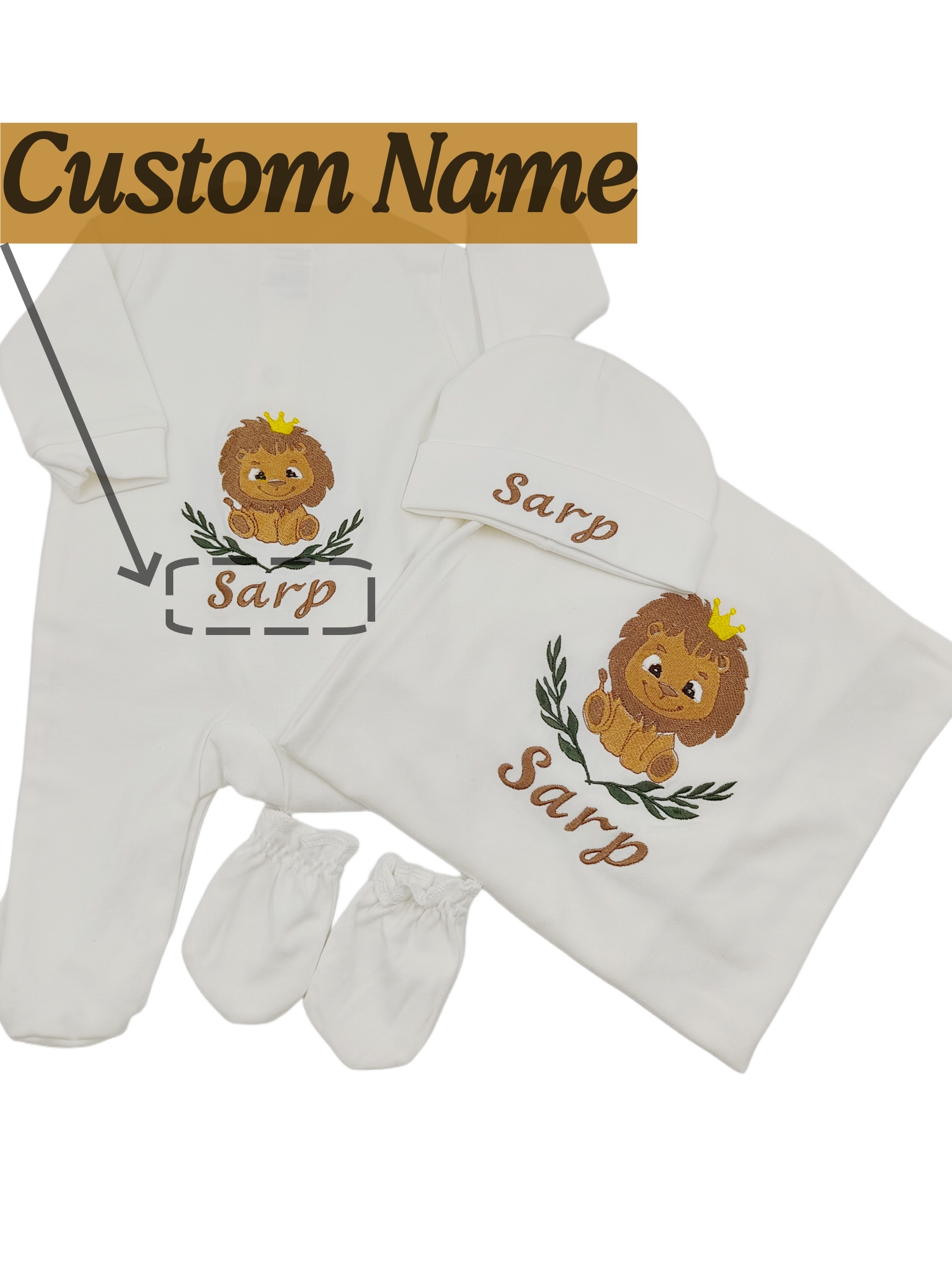 4pcs Newborn Baby Outfit Set E - Baby Nursery Outfits 리뷰 및 가격
