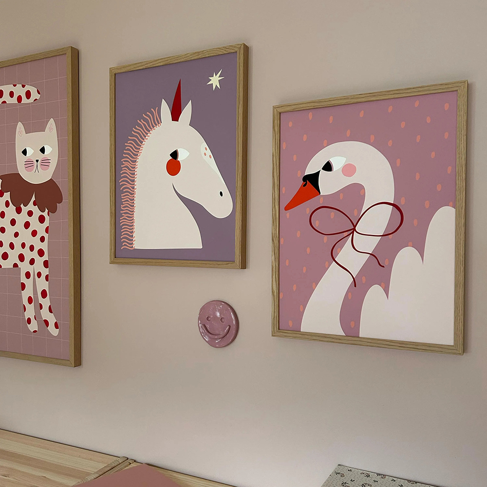 1pc frameless  Funny Animals B - Baby Unicorn Nursery 리뷰 및 가격