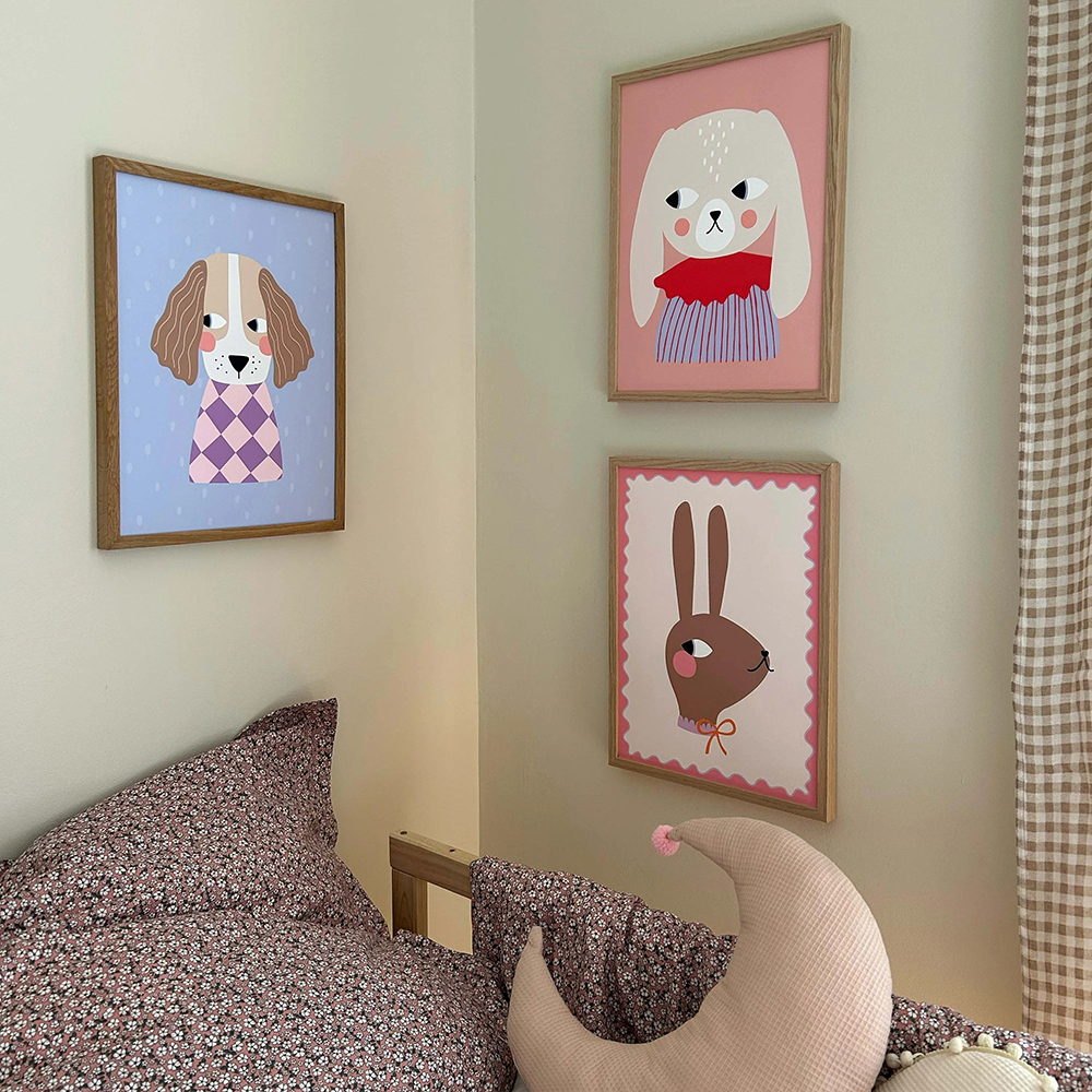 1pc frameless  Funny Animals B - Baby Unicorn Nursery 리뷰 및 가격