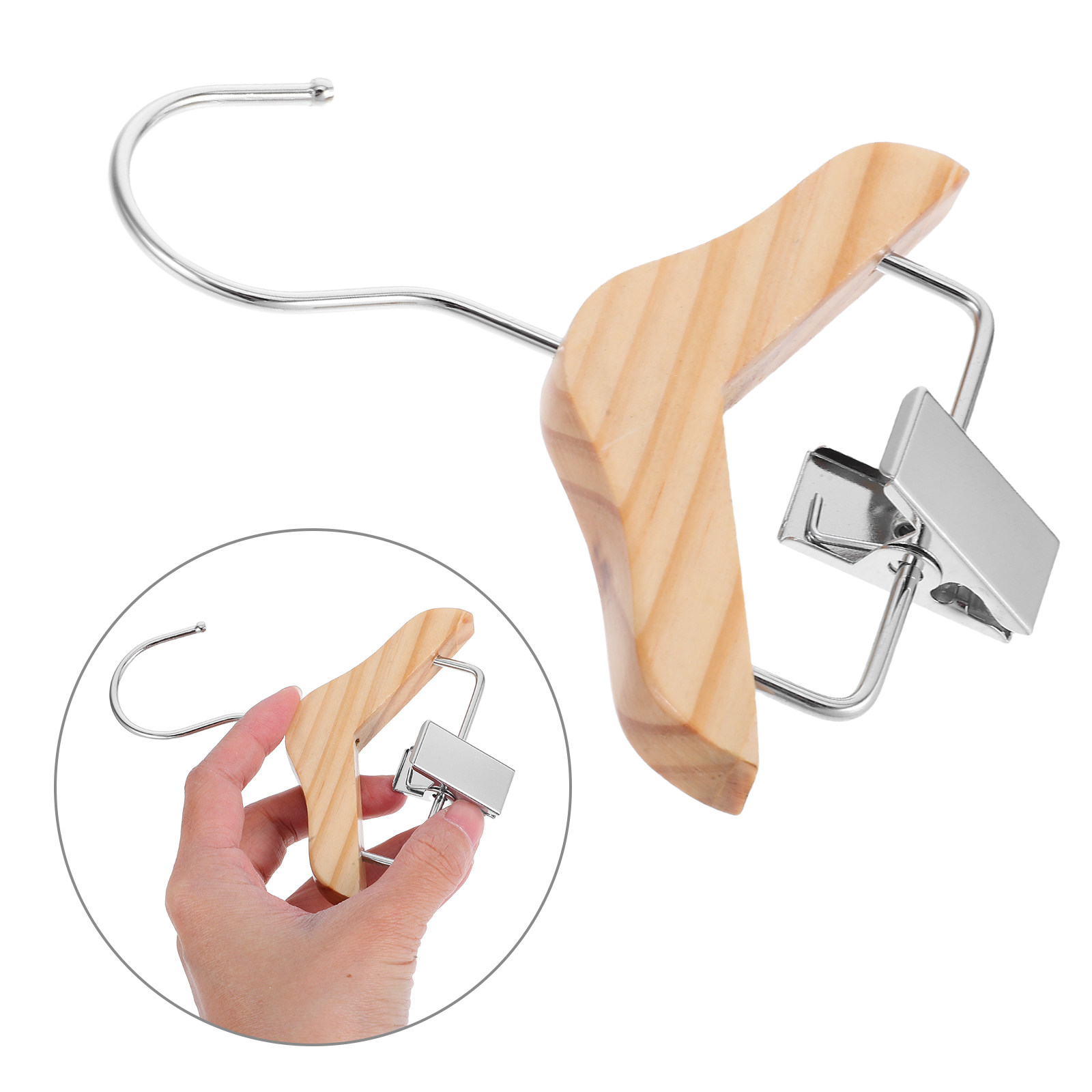 5Pcs Small Wooden Baby Hangers - Baby Nursery Outfits 리뷰 및 가격