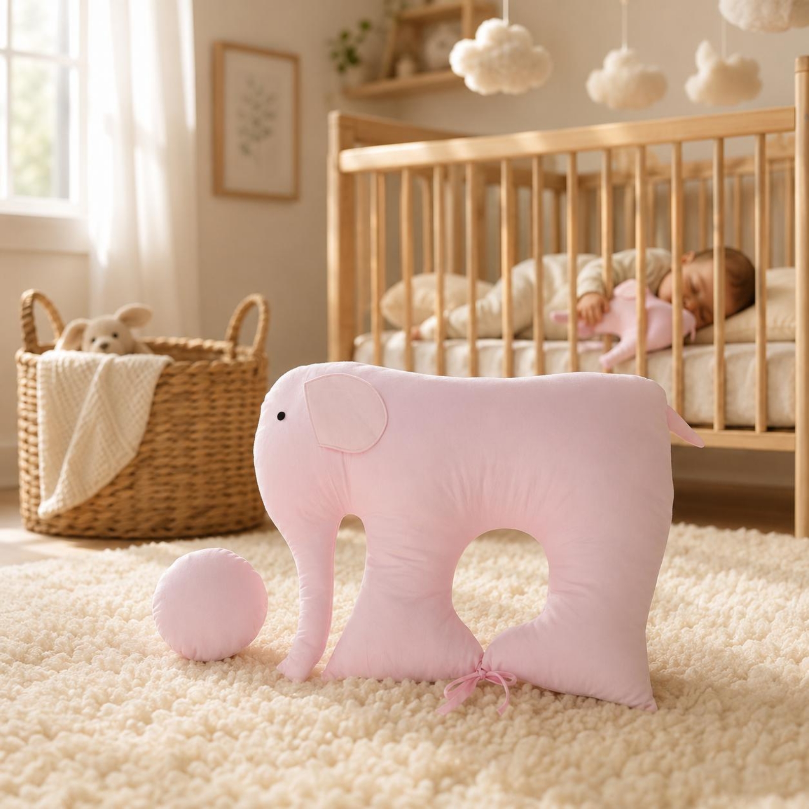 Elephant Baby Pillow Removable - Baby Nursery Nurse 리뷰 및 가격