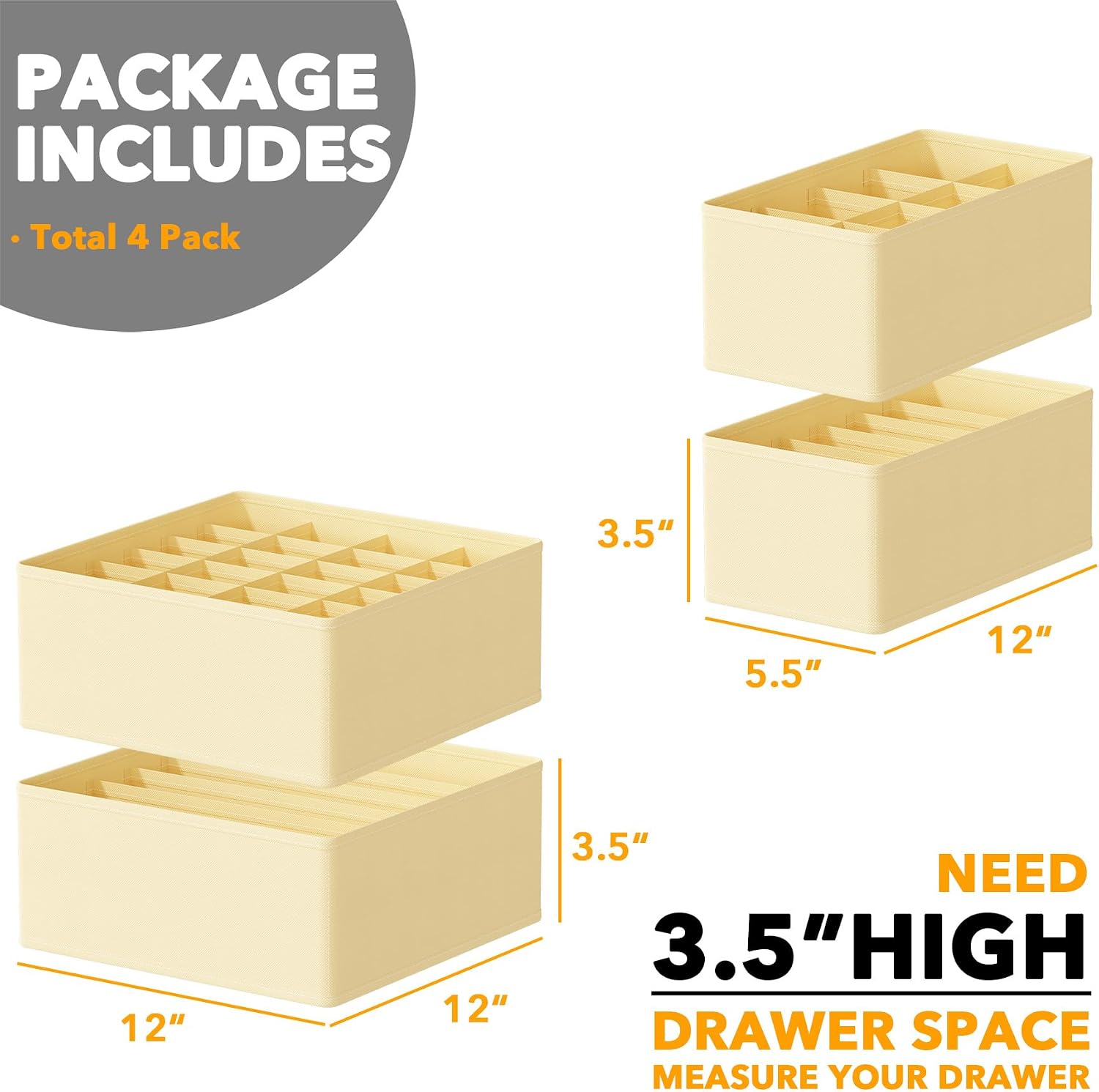 Drawer Organizer 4 Pack with D - Baby Nursery Products 리뷰 및 가격
