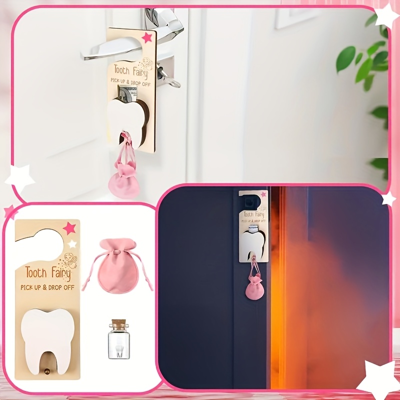 Tooth Fairy Door Sign Decorati - Baby Keepsake Box 리뷰 및 가격