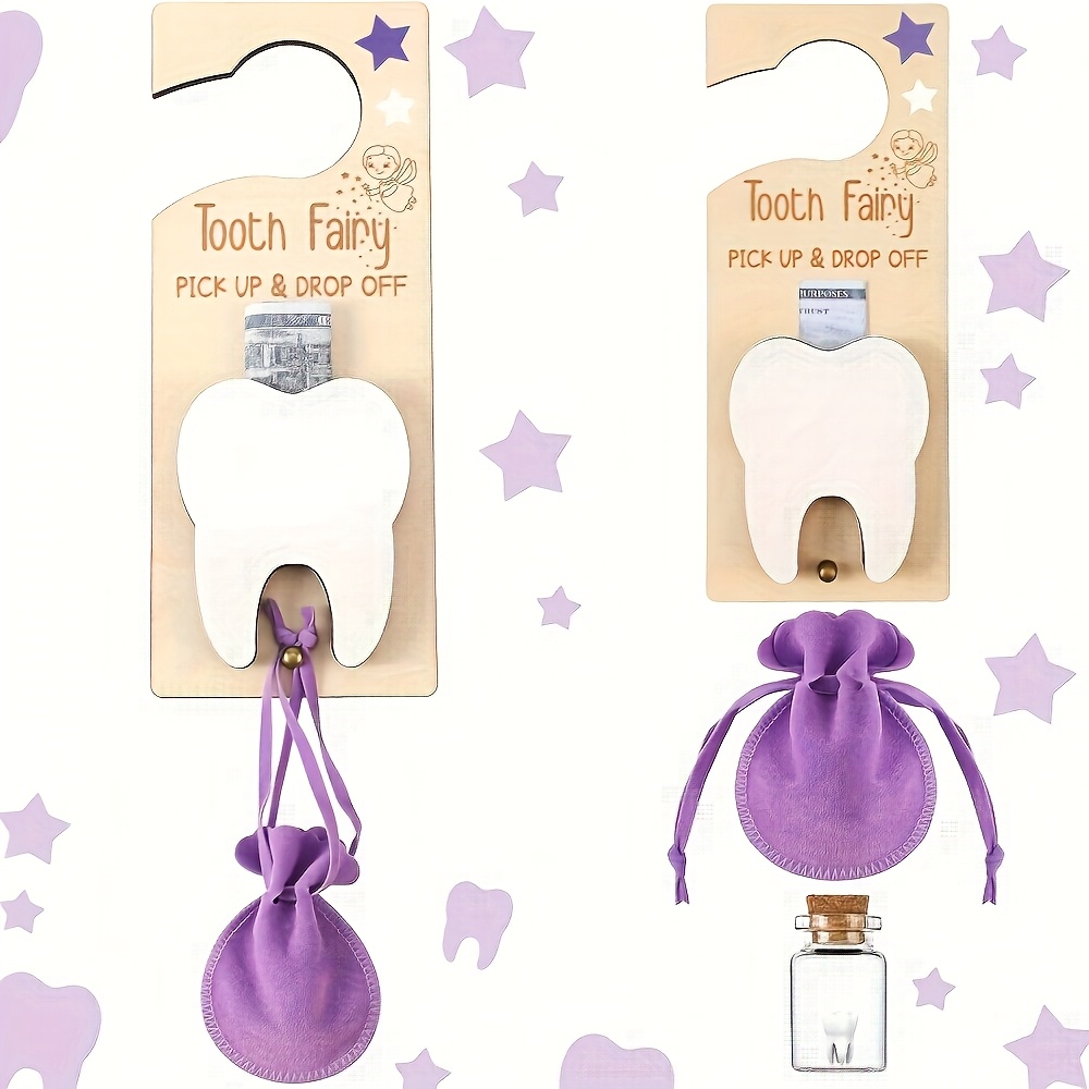 Tooth Fairy Door Sign Decorati - Baby Keepsake Box 리뷰 및 가격