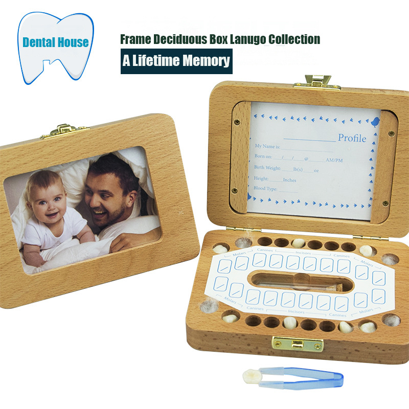 Natural Wooden Baby Teeth Keep - Baby Keepsake Box 리뷰 및 가격