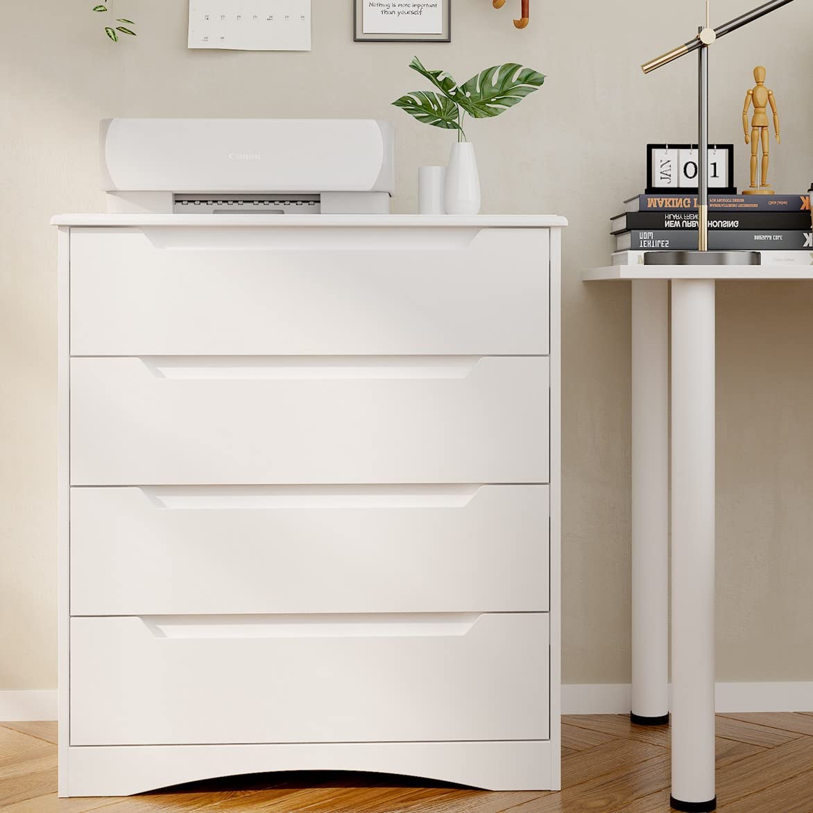 4 Drawer Dresser Bedroom Anti- - Drawer Dresser White 리뷰 및 가격