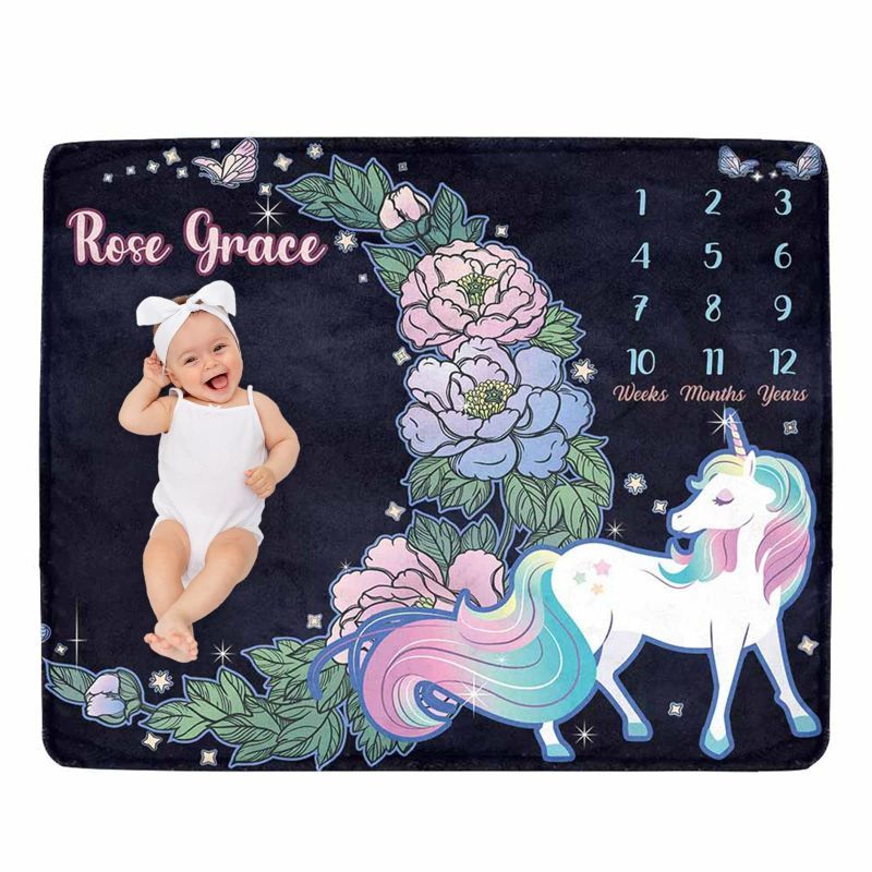 VIKAMA Dark Floral Unicorn Bab - Baby Unicorn Nursery 리뷰 및 가격