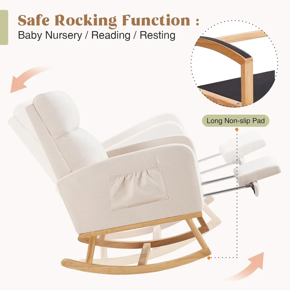 Nursing Glider Rocking Chair W - Baby Nursery Nurse 리뷰 및 가격