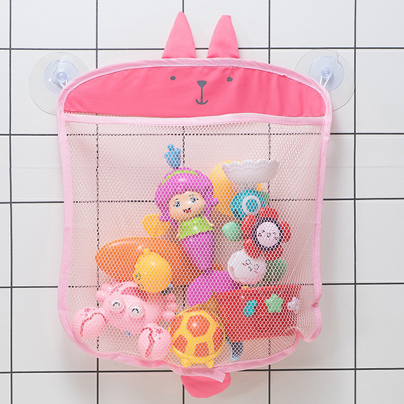 Baby Bathroom Mesh Bag Sucker  - Storage Basket Fabric 리뷰 및 가격