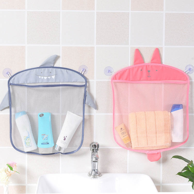 Baby Bathroom Mesh Bag Sucker  - Storage Basket Fabric 리뷰 및 가격