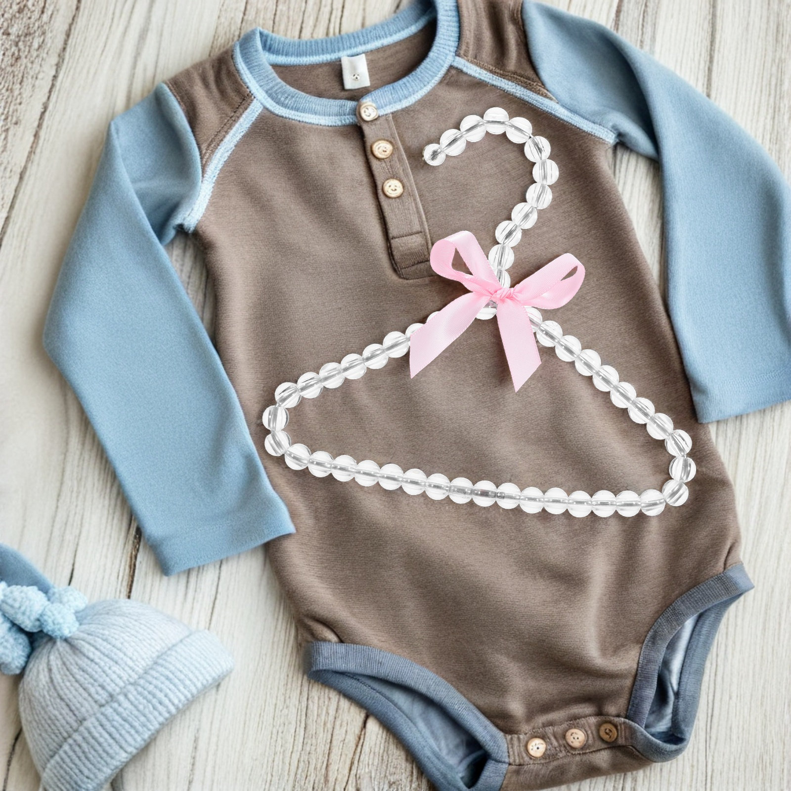 5Pcs Cute Pearl Baby Hangers 2 - Baby Nursery Outfits 리뷰 및 가격