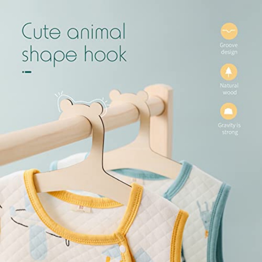9 Inch Wooden Baby Hangers for - Baby Nursery Boy 리뷰 및 가격