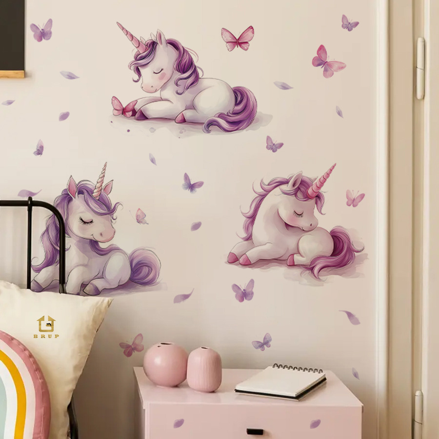 Cartoon Fantasy Unicorn Wall S - Baby Unicorn Nursery 리뷰 및 가격