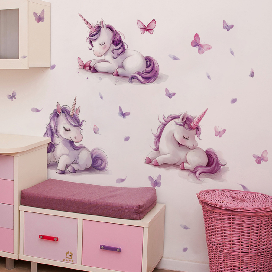 Cartoon Fantasy Unicorn Wall S - Baby Unicorn Nursery 리뷰 및 가격