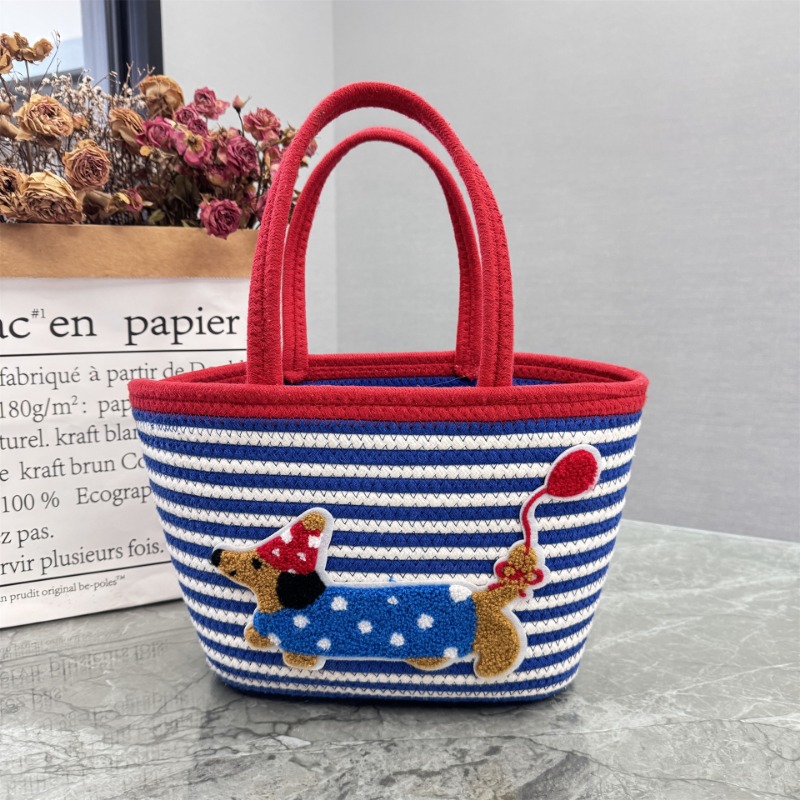 Cotton Rope Dachshund Woven Bu - Storage Basket Fabric 리뷰 및 가격