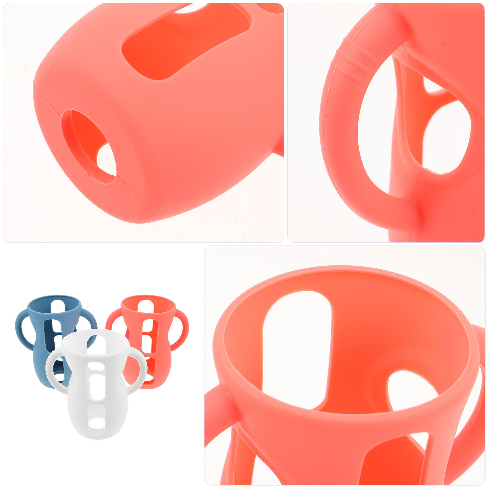 3Pcs Baby Bottle Sleeves Silic - Baby Nursery Nurse 리뷰 및 가격