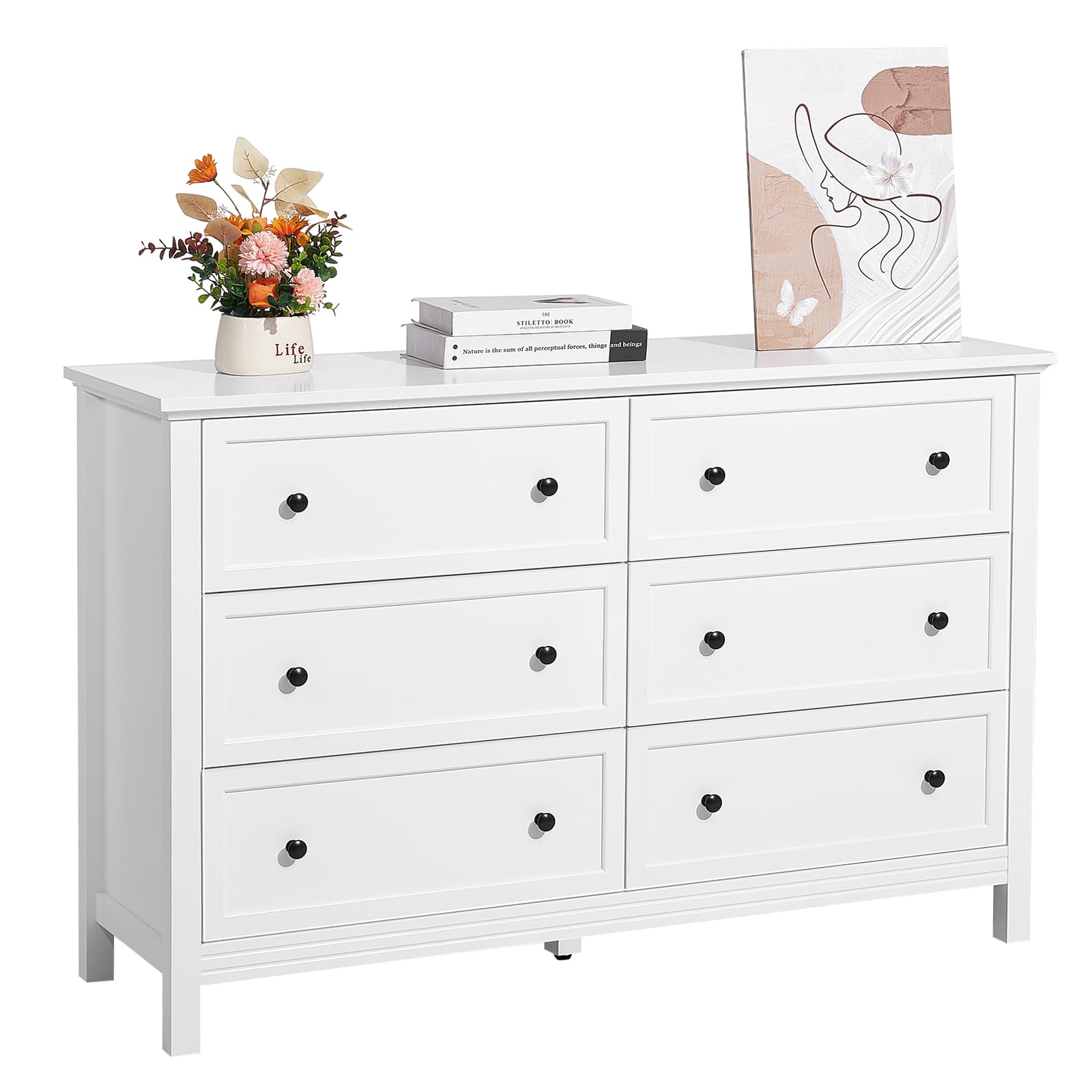 6 Drawer White Wooden Dresser  - Drawer Dresser White 리뷰 및 가격