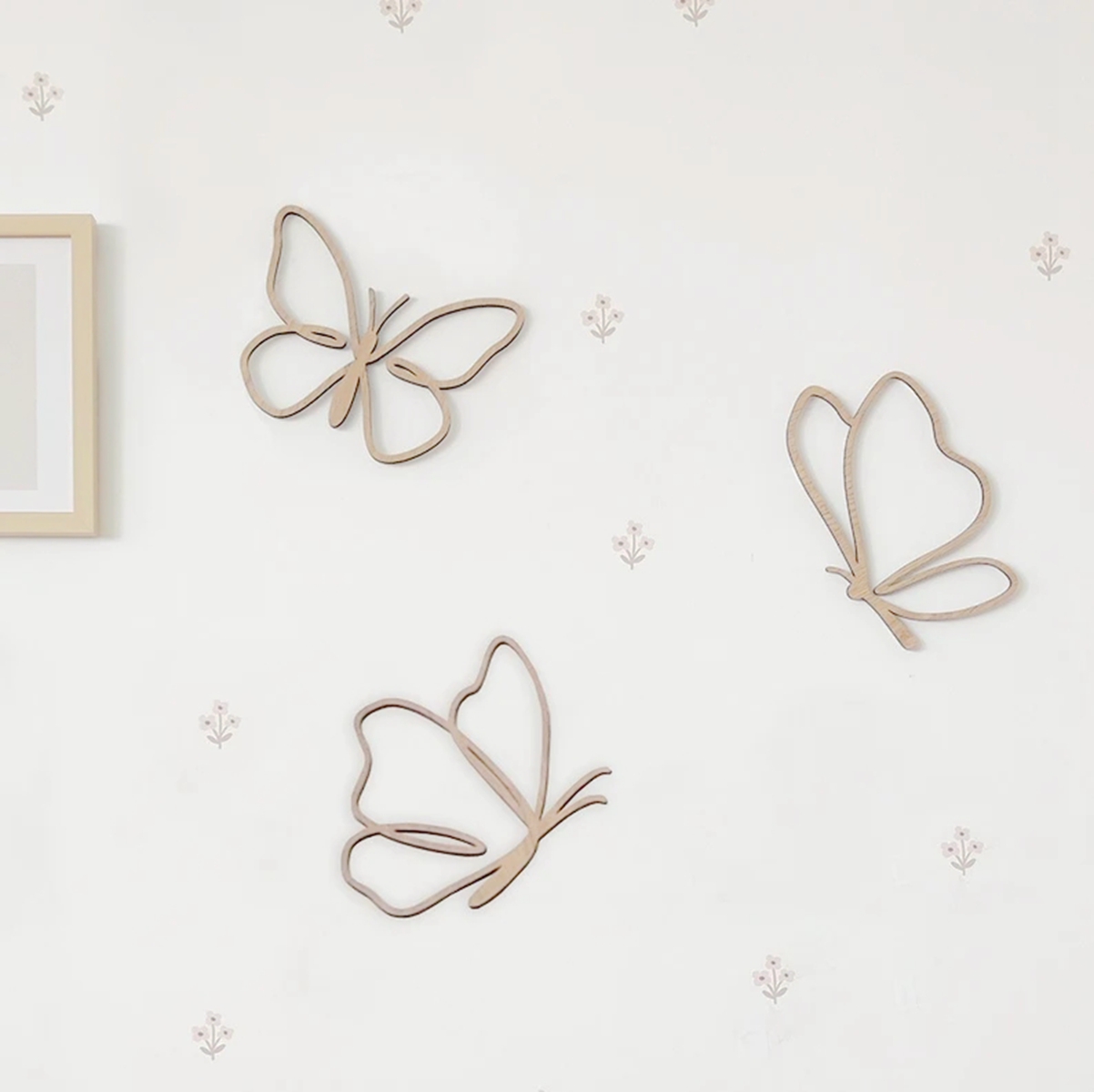 wooden butterflies sign, Woode - Baby Nursery Products 리뷰 및 가격
