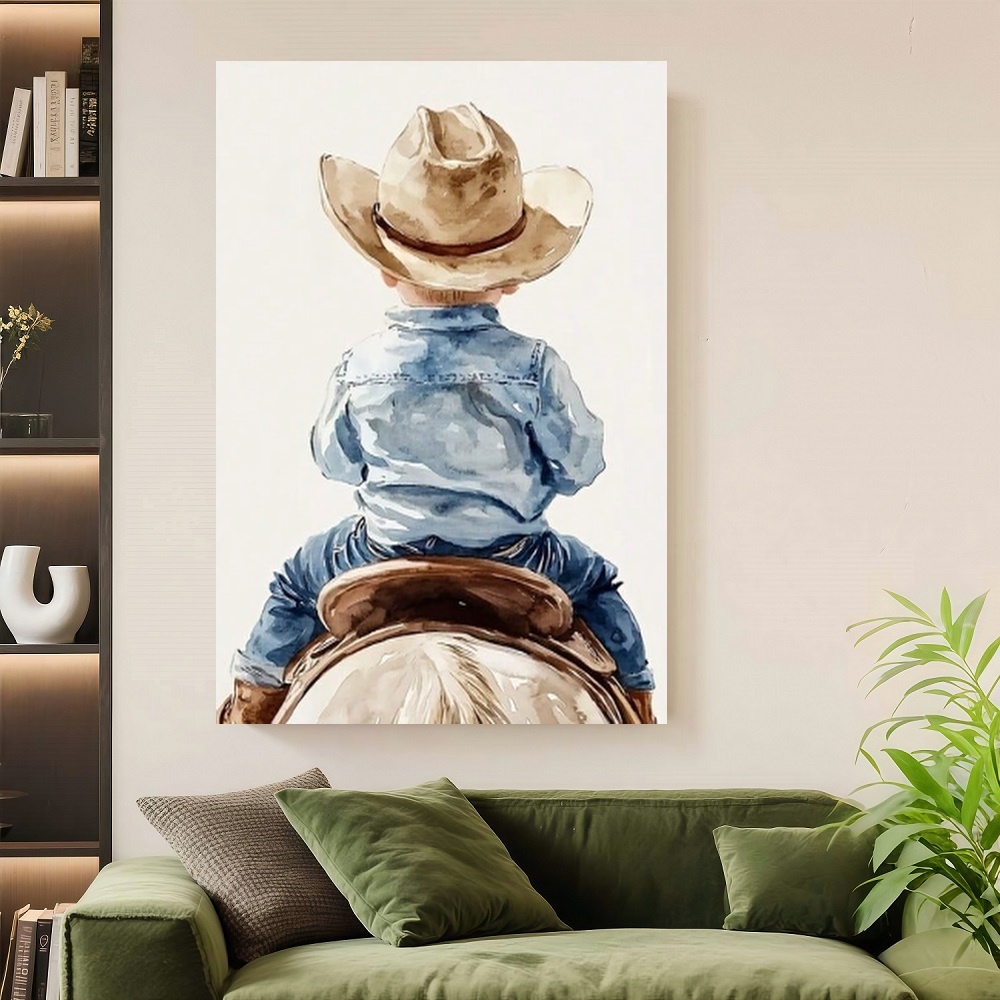 Framed 1 Vibrant Wooden Frame  - Baby Nursery Nurse 리뷰 및 가격