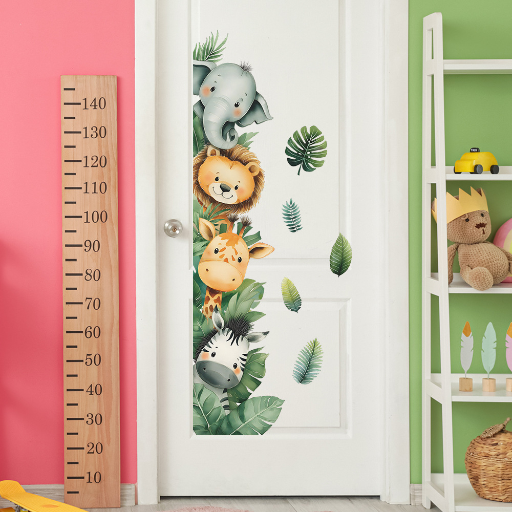Jungle Animal Elephant Giraffe - Baby Nursery Jungle Wallpaper 리뷰 및 가격
