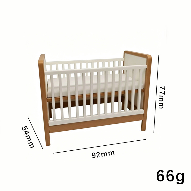 Mini Wooden Baby Crib, Dollhou - Baby Nursery Layout 리뷰 및 가격