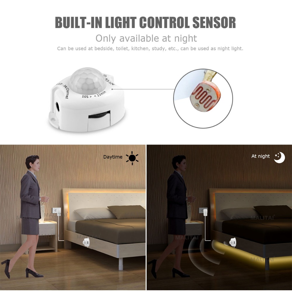 Wireless PIR Motion Sensor LED - Drawer Dresser White 리뷰 및 가격