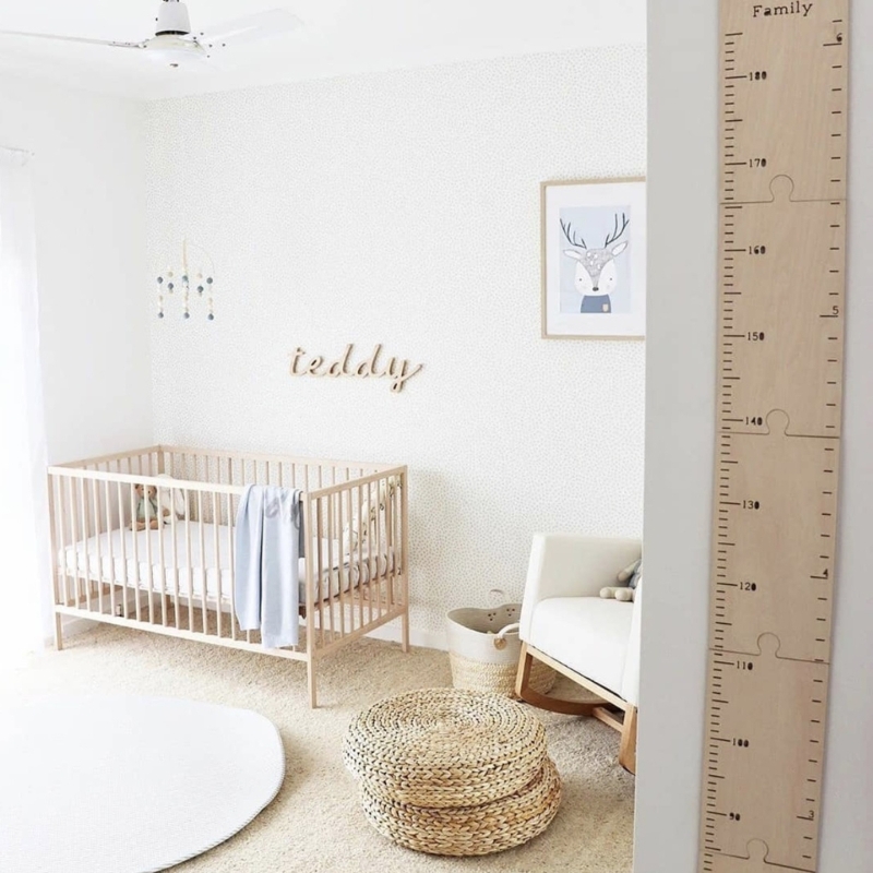 Nordic Wooden Kids Height Grow - Growth Chart Ruler 리뷰 및 가격