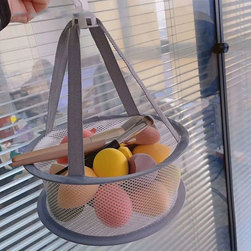 Makeup Brush Storage Powder Pu - Storage Basket Fabric 리뷰 및 가격
